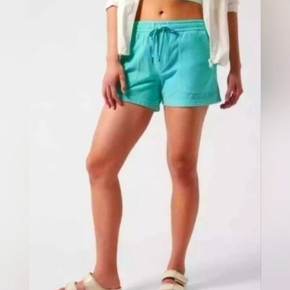 Athleta- Farallon Shorts, Turquoise Blue - Picture 2 of 3
